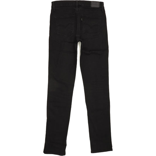 Levi's Slimming Women Black Straight Slim Stretch Jeans W30 L33