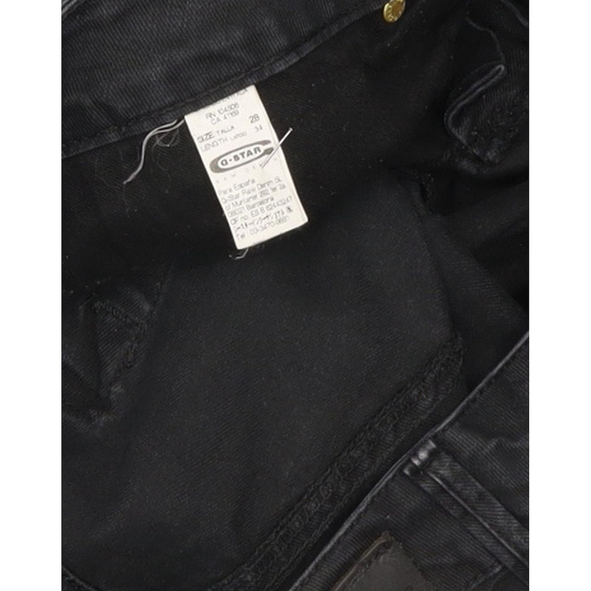 G-Star Jack Women Black Skinny Slim Stretch Jeans W28 L33