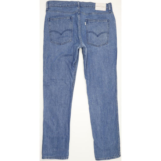 Levi's Line 8 Men Blue Straight Regular Stretch Jeans W34 L31