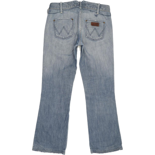 Wrangler Megan Seasonal Women Blue Bootcut Slim Jeans W30 L30