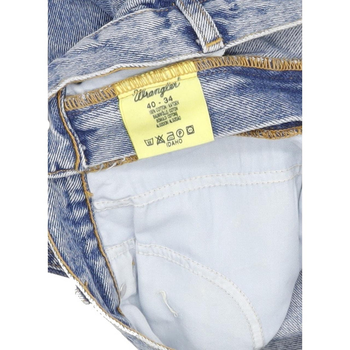 Wrangler Idaho Men Blue Straight Regular Jeans W39 L33