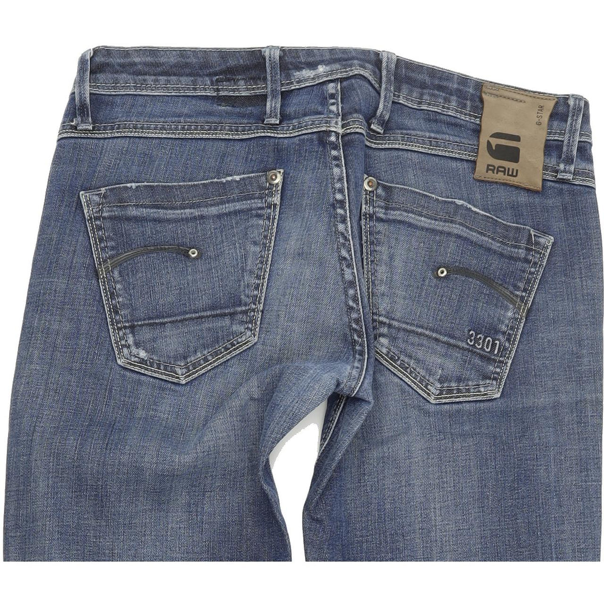 G-Star Women Blue Skinny Slim Stretch Jeans W28 L31