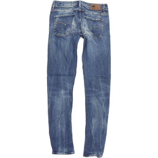 G-Star 3301 Women Blue Skinny Slim Stretch Jeans W26 L30