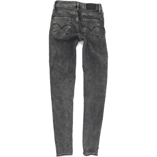 Levi's 720 Super Women Grey Skinny Slim Stretch Jeans W25 L30