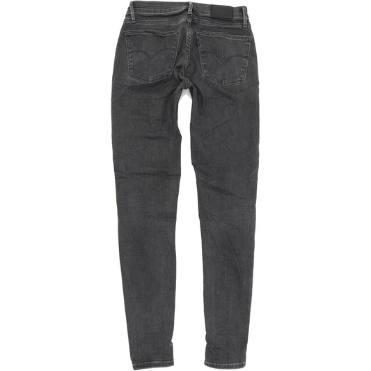 Levi's 710 Women Charcoal Skinny Slim Stretch Jeans W26 L30