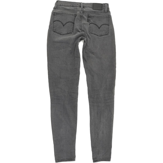 Levi's 710 Super Women Grey Skinny Slim Stretch Jeans W29 L32