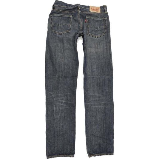 Levi's 504 Men Blue Straight Regular Jeans W32 L35