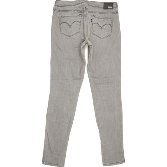 Levi's Demi Curve Women Grey Skinny Slim Stretch Jeans W28 L31