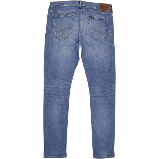 Lee Men Blue Straight Slim Jeans W33 L33