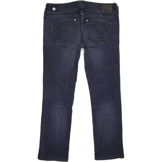 G-Star Women Blue Straight Slim Jeans W31 L28