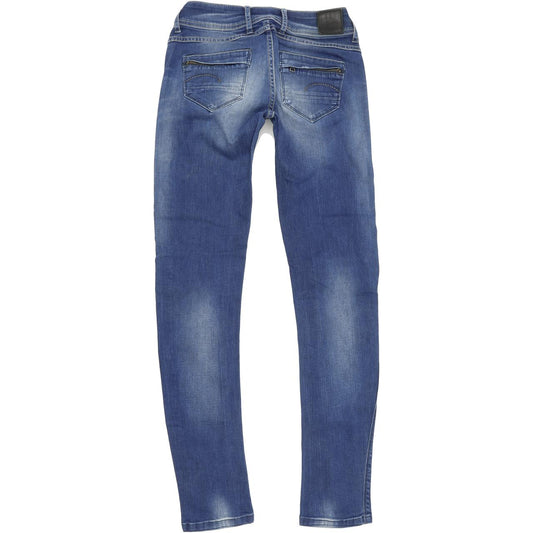 G-Star Midge Cody Women Blue Skinny Slim Stretch Jeans W25 L32