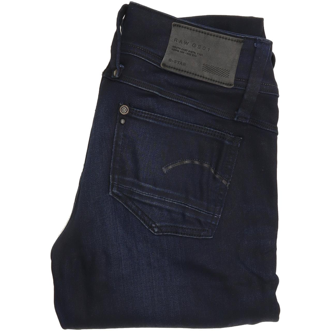 G-Star Women Blue Skinny Slim Jeans W27 L30