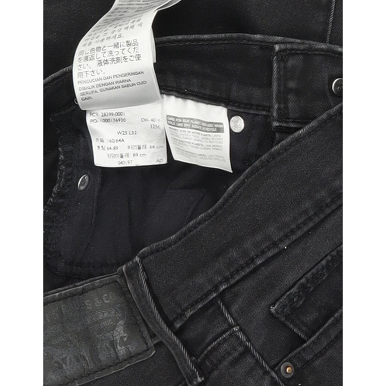 Levi's Slimming Women Black Skinny Slim Jeans W25 L32