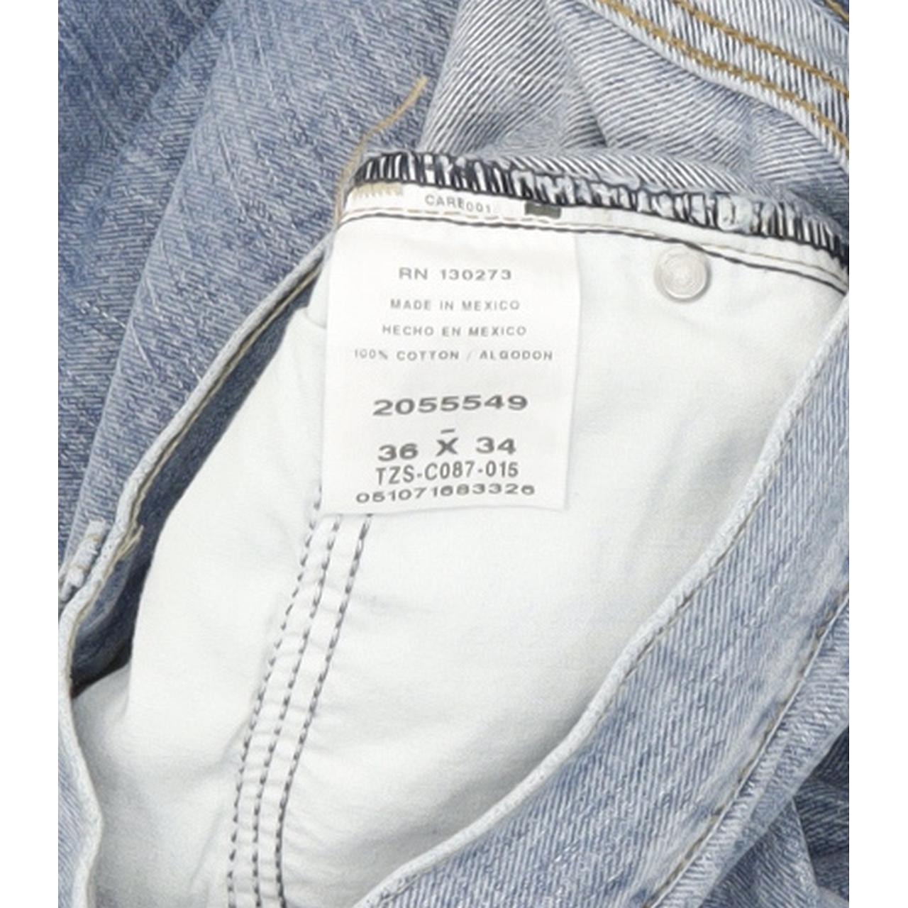 Lee Men Blue Straight Regular Jeans W36 L34