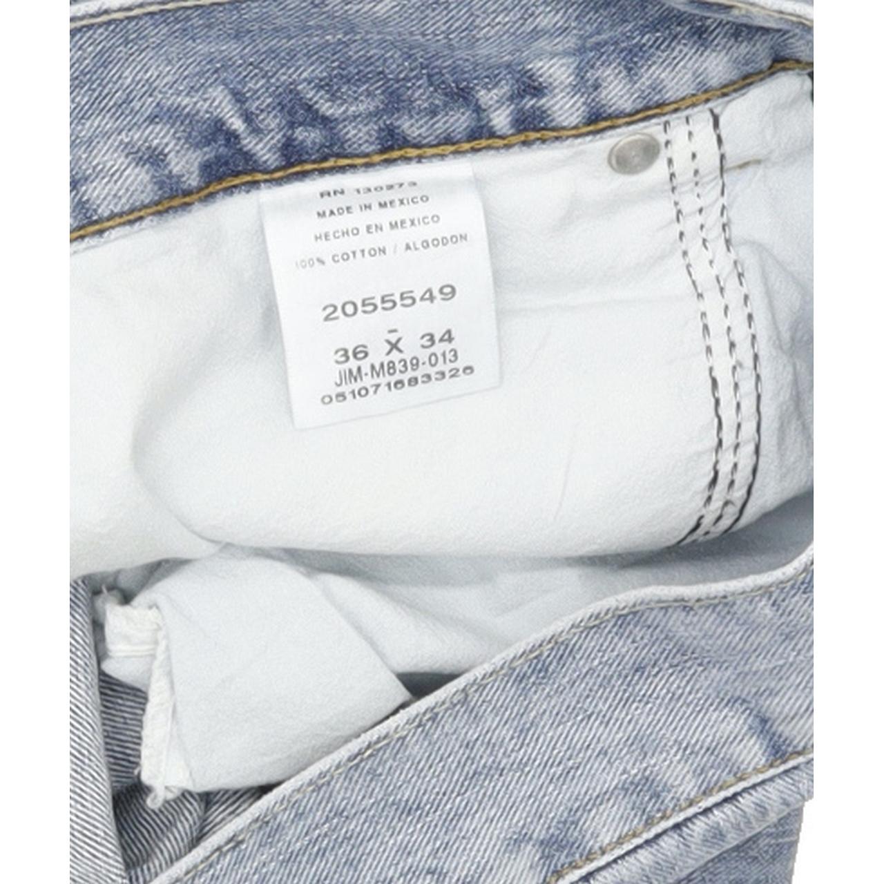 Lee Men Blue Straight Regular Jeans W36 L34