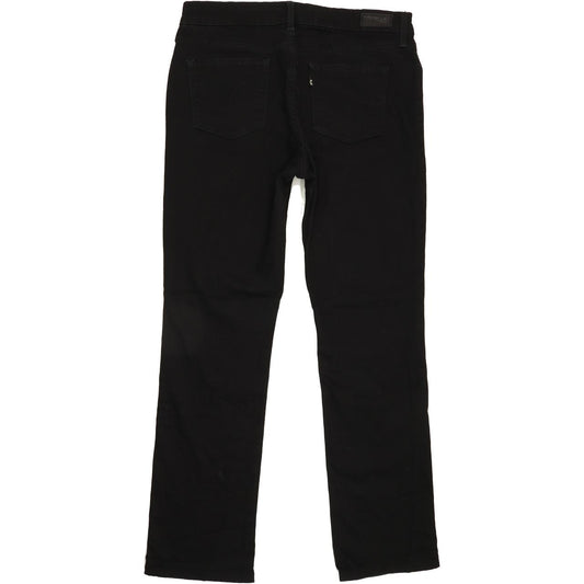 Levi's Slight Curve Women Black Straight Regular Stretch Jeans W30 L30
