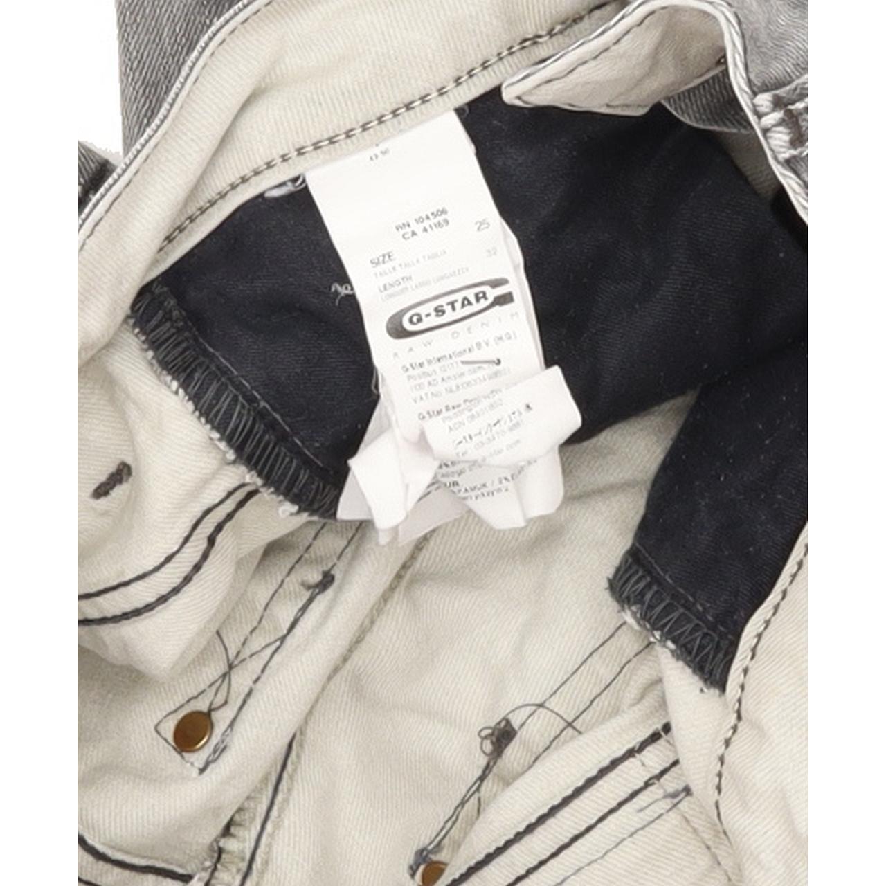 G-Star Midge Women Grey Skinny Slim Stretch Jeans W25 L32