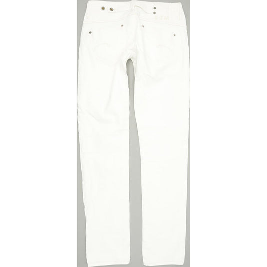 G-Star Midge Women White Skinny Slim Stretch Jeans W29 L32