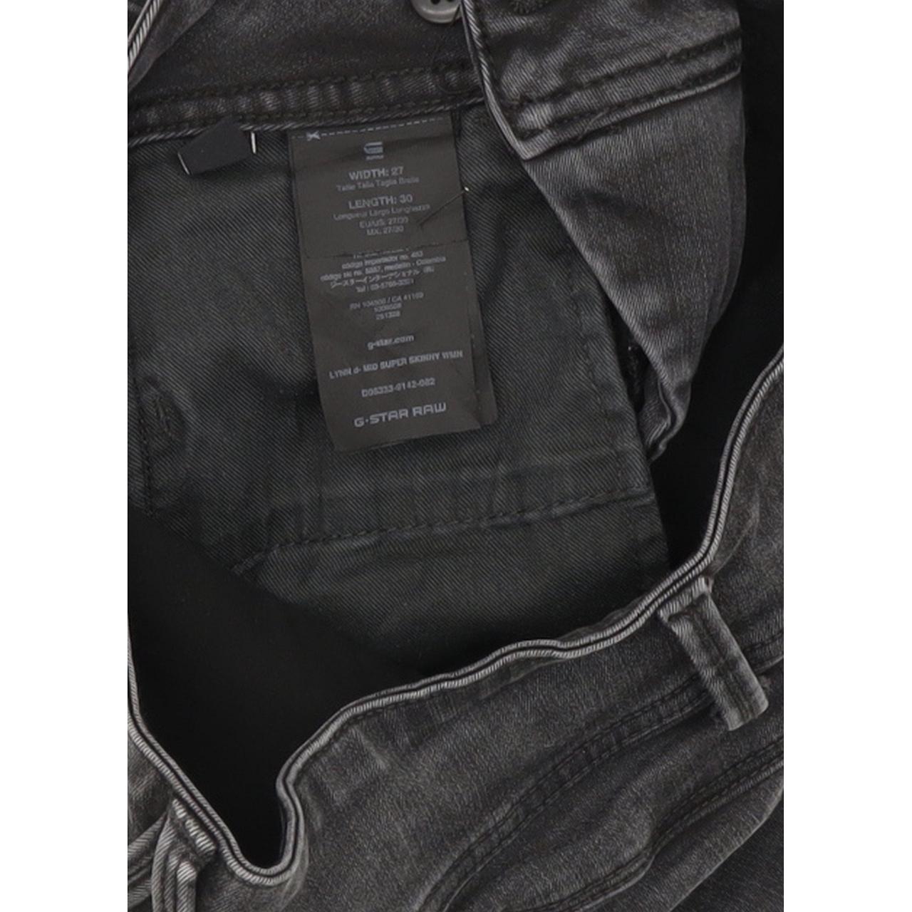 G-Star Lynn Women Charcoal Skinny Slim Stretch Jeans W27 L29