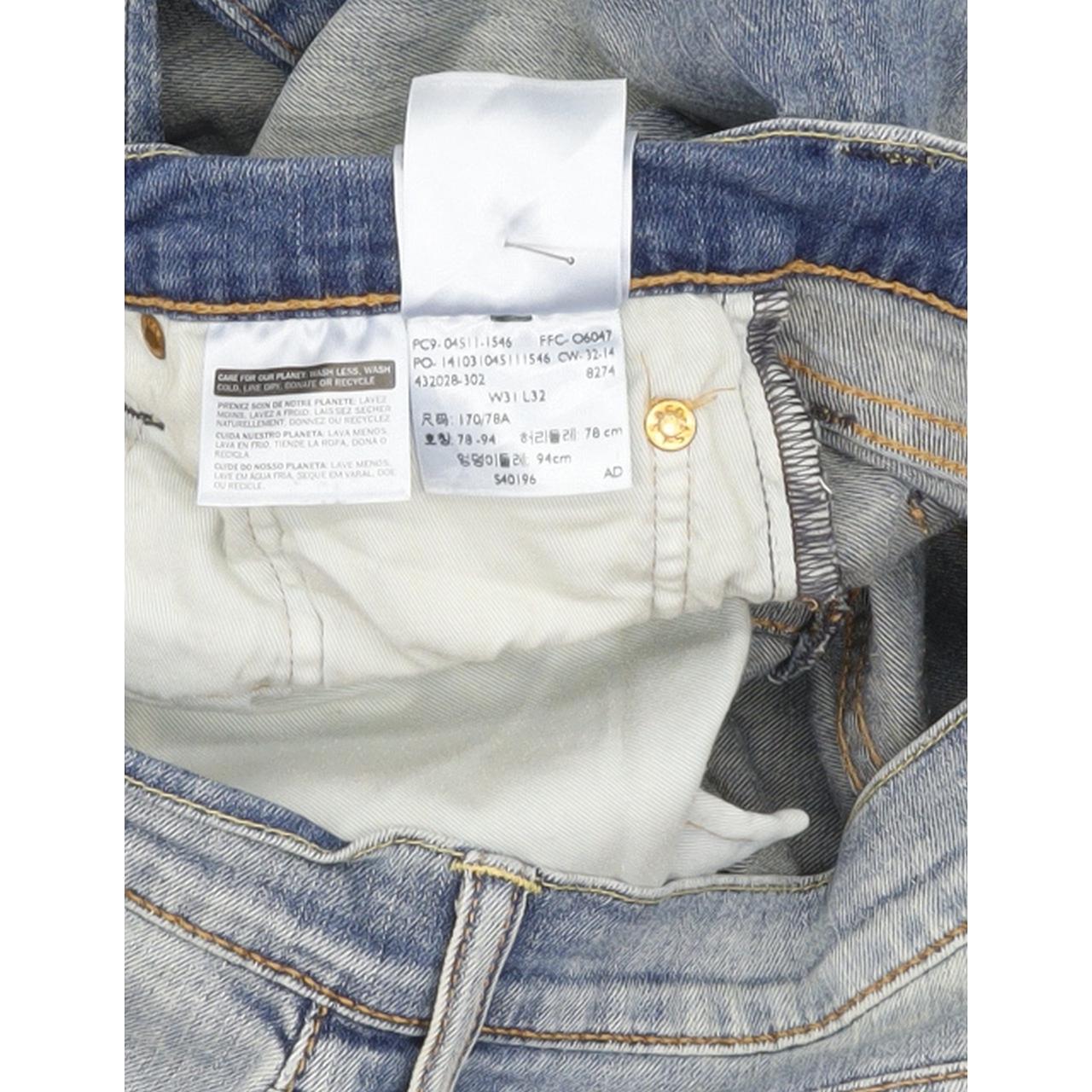 Levi's 511 Men Blue Straight Slim Stretch Jeans W31 L31