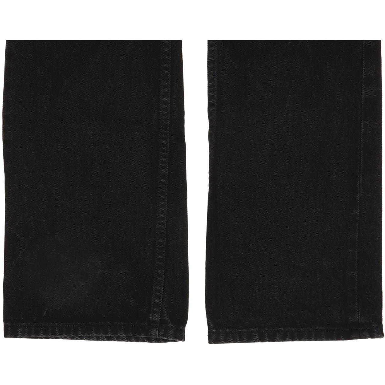 Lee Roscoe Men Black Straight Regular Jeans W34 L32