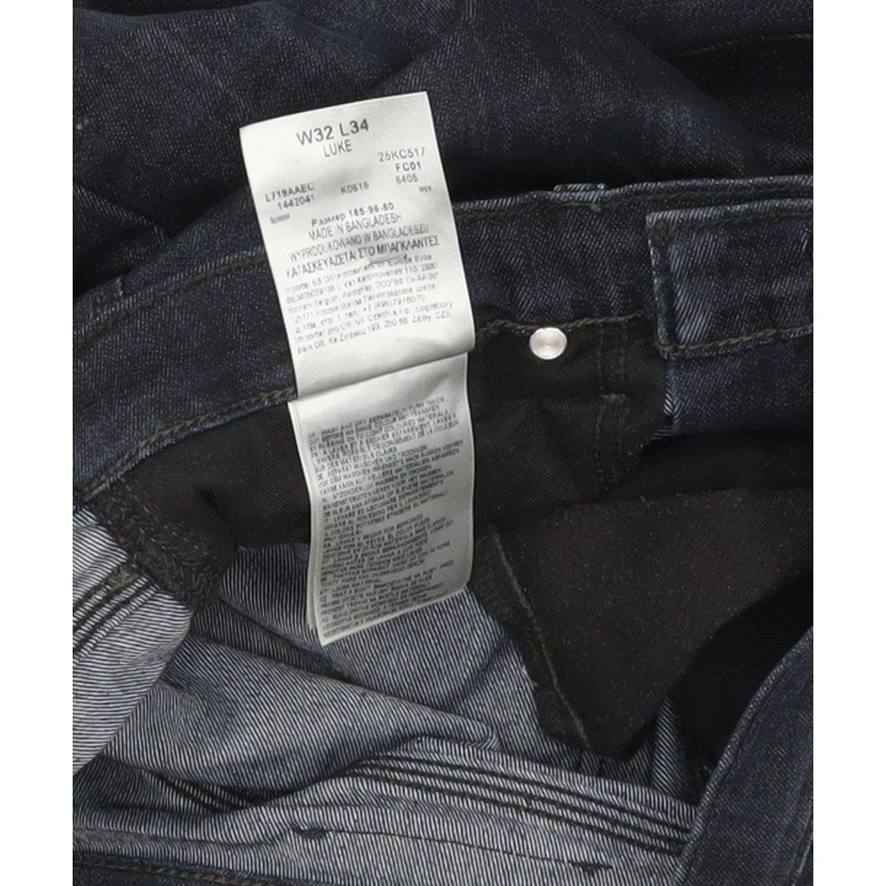 Lee Luke Men Blue Skinny Slim Stretch Jeans W32 L33