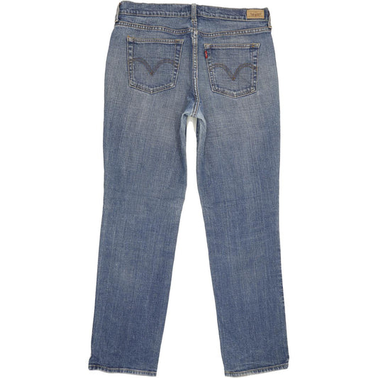 Levi's 505 Women Blue Straight Regular Stretch Jeans W32 L31