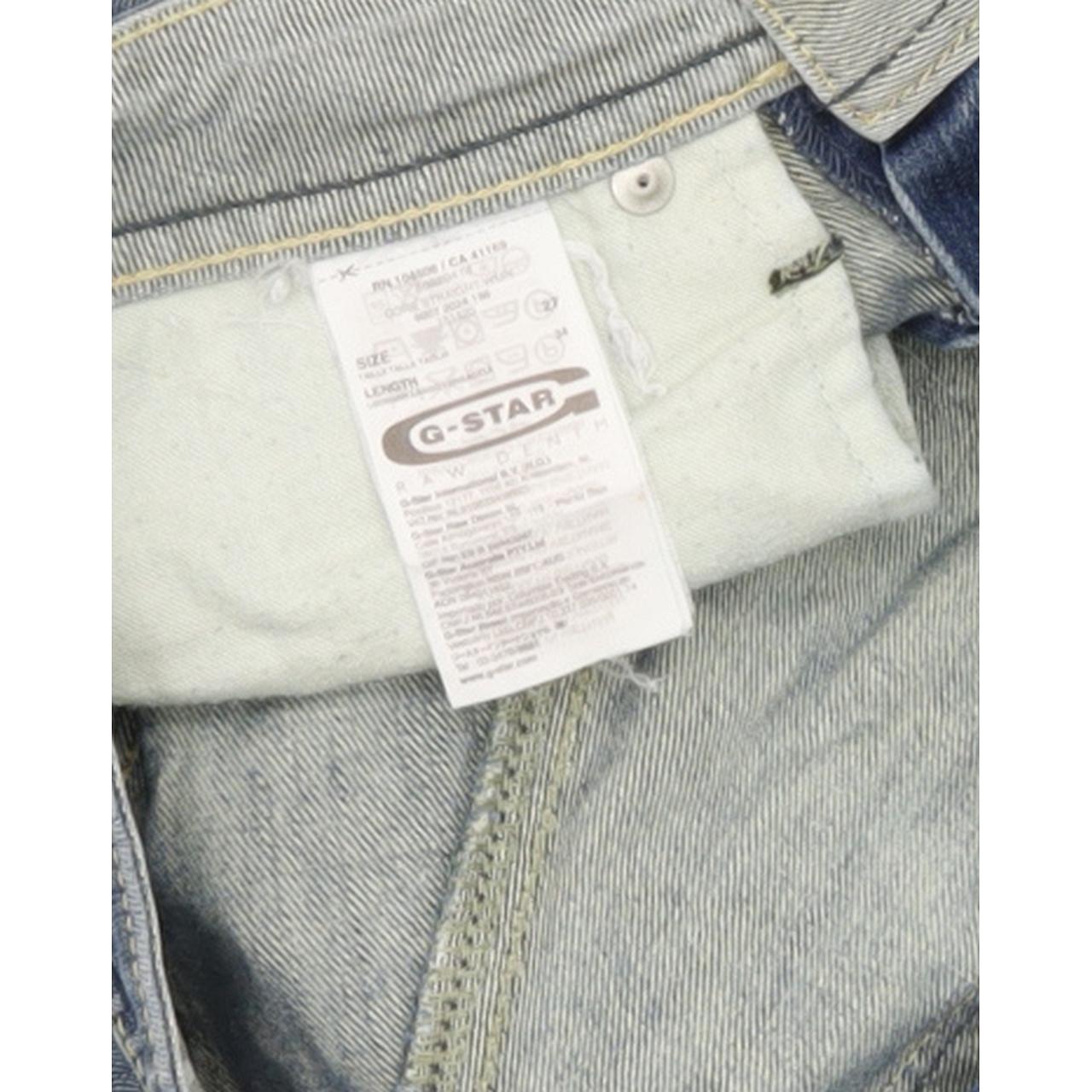 G-Star Core Women Blue Straight Slim Stretch Jeans W27 L33