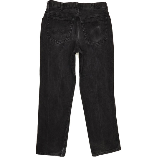 Wrangler Idaho Men Black Straight Regular Jeans W33 L31