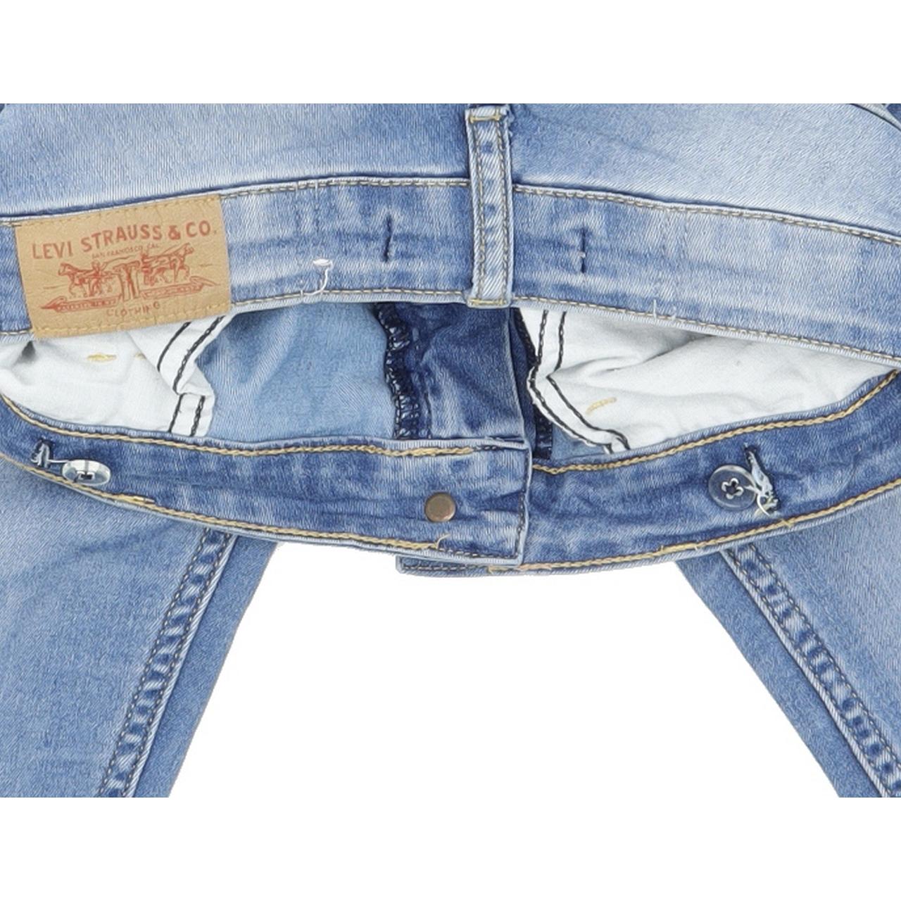 Levi's 711 Kids Women Blue Skinny Slim Stretch Jeans W26 L30