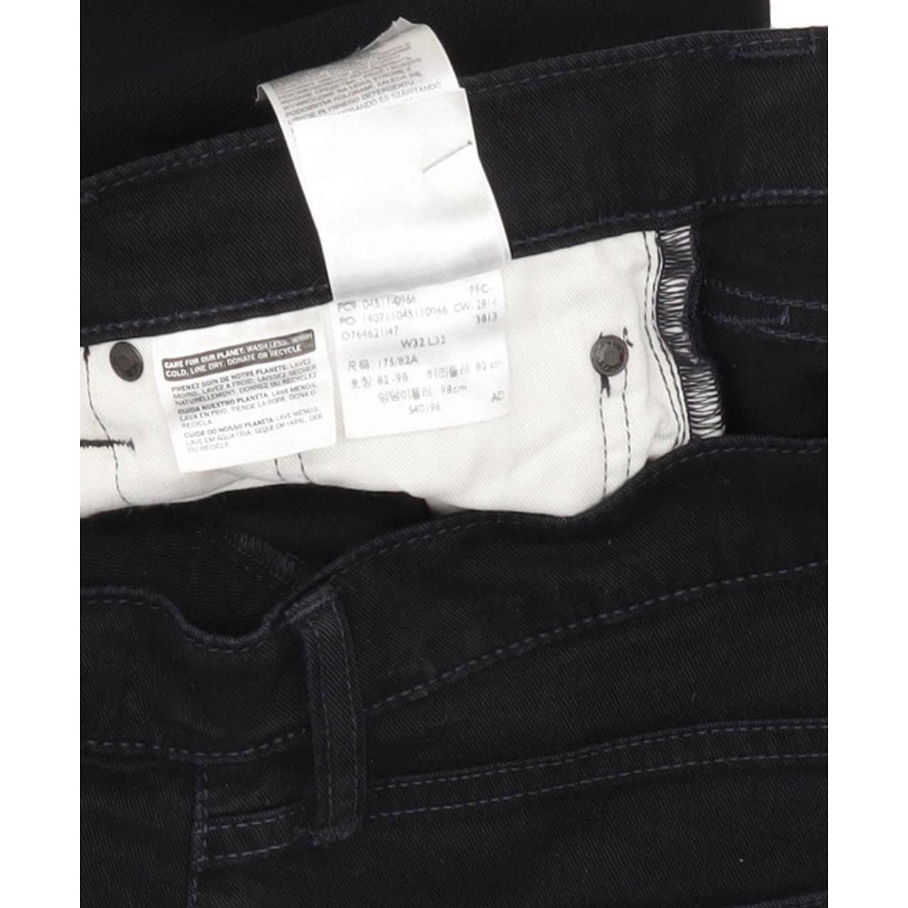Levi's 511 Men Black Straight Slim Stretch Jeans W32 L31