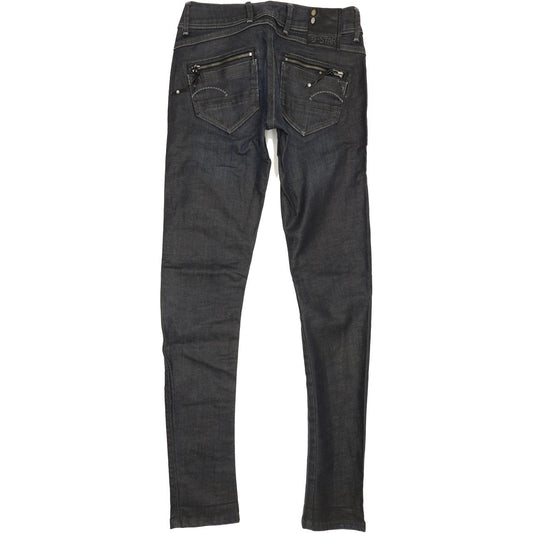 G-Star Fender Women Navy Skinny Slim Stretch Jeans W28 L32