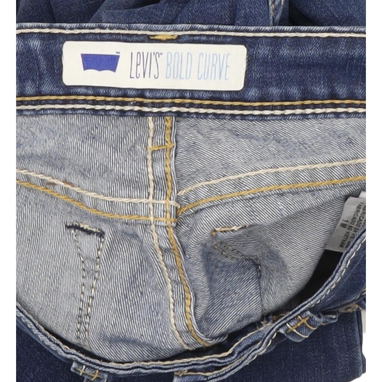 Levi's Bold Curve Women Blue Skinny Slim Stretch Jeans W24 L26