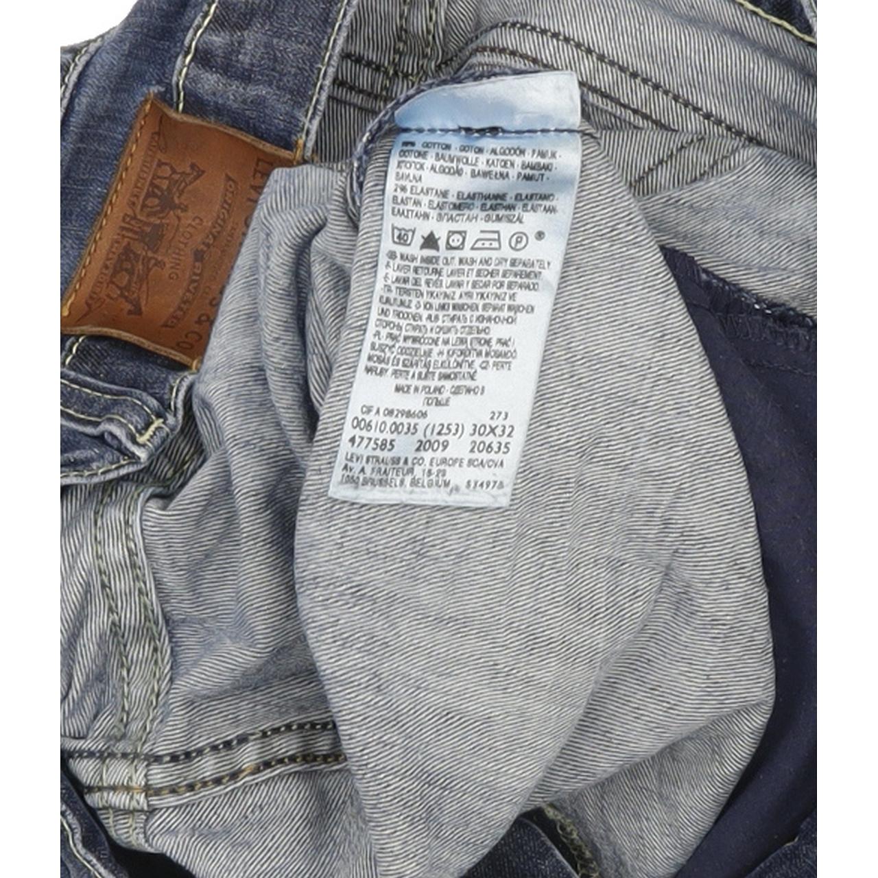 Levi's 610 Women Blue Straight Regular Stretch Jeans W30 L31