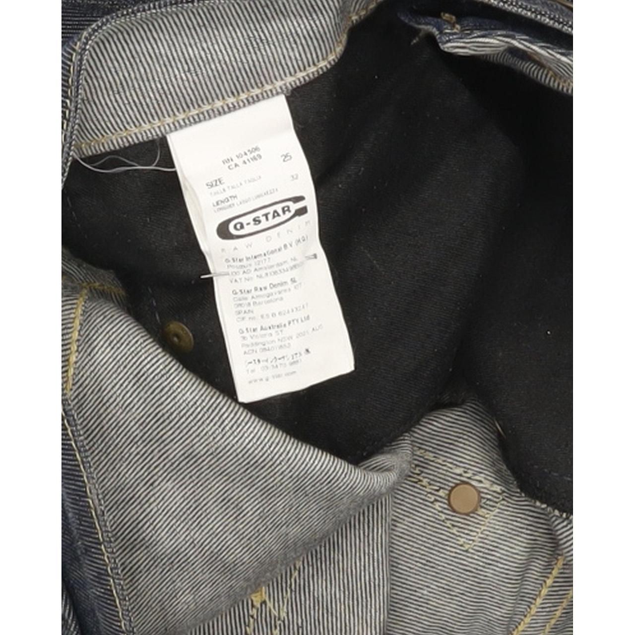 G-Star Midge Women Blue Straight Slim Stretch Jeans W25 L32
