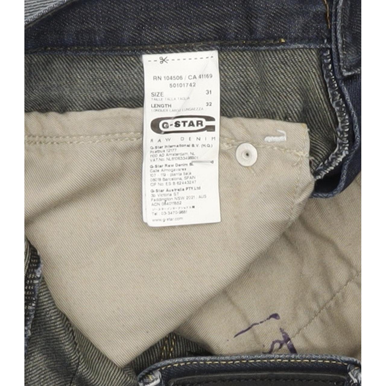 G-Star Blade Men Blue Straight Loose Jeans W31 L31