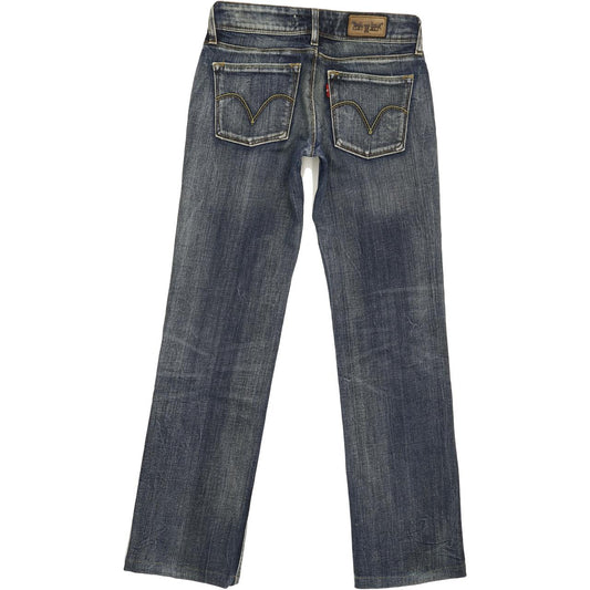 Levi's 570 Women Blue Straight Slim Stretch Jeans W26 L29