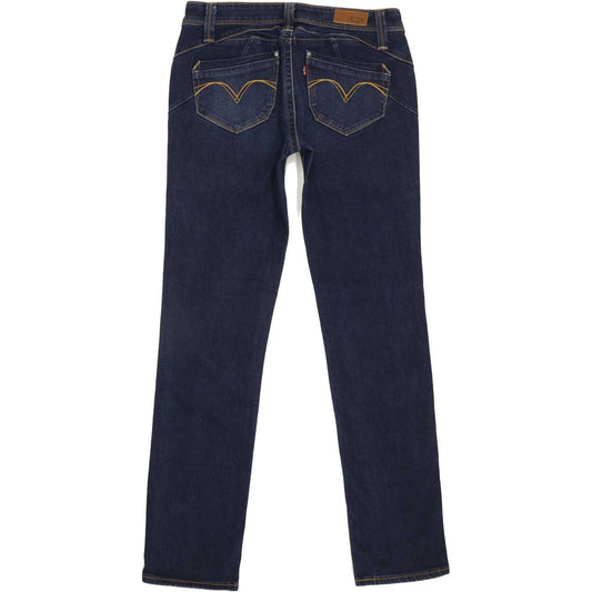 Levi's Women Blue Straight Slim Stretch Jeans W27 L30