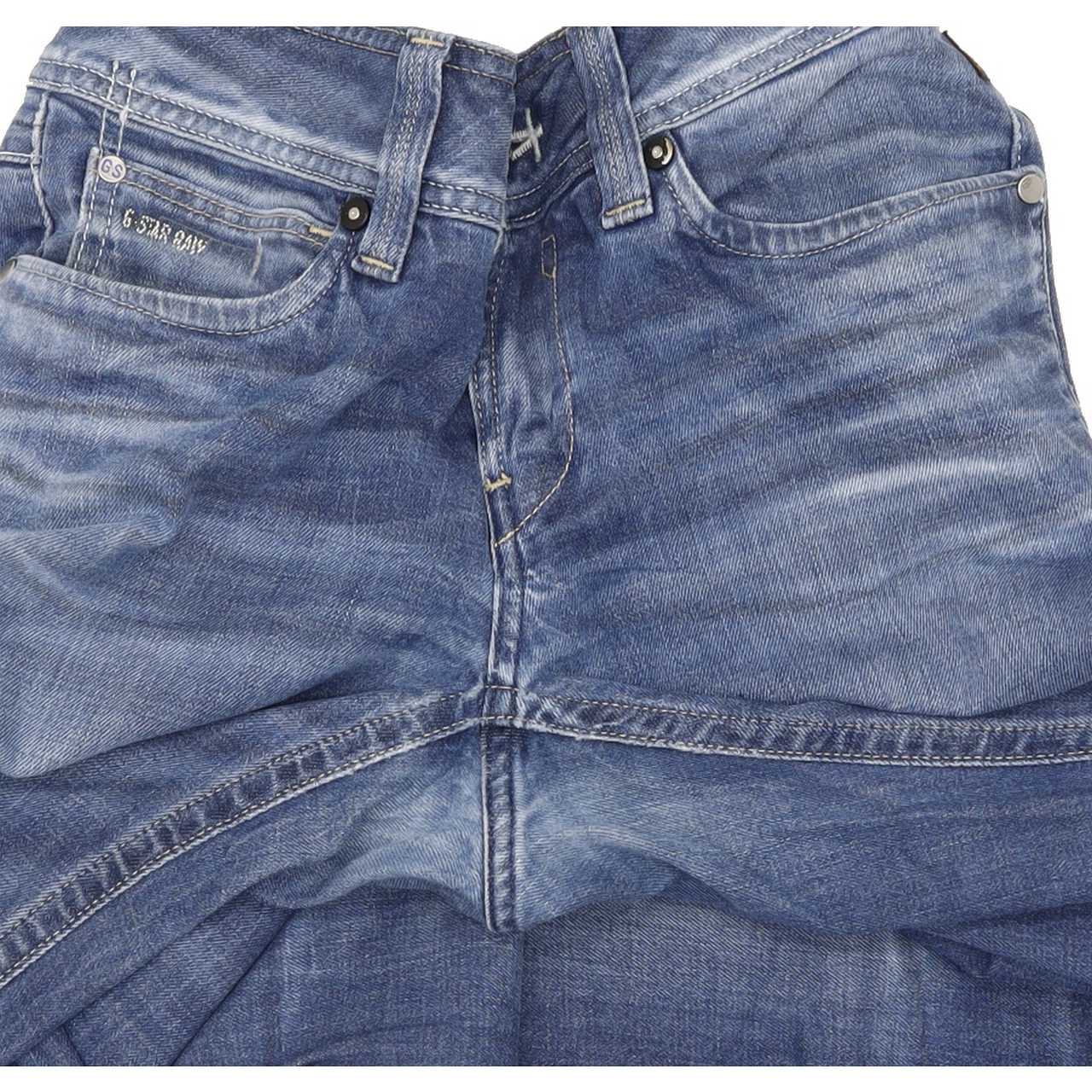 G-Star Ford Women Blue Straight Slim Stretch Jeans W31 L33