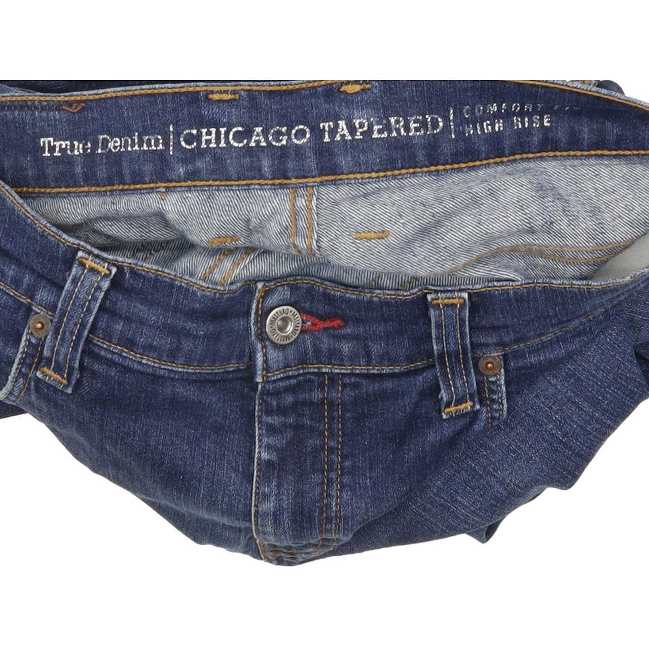 Mustang Chicago Men Blue Tapered Regular Jeans W32 L30