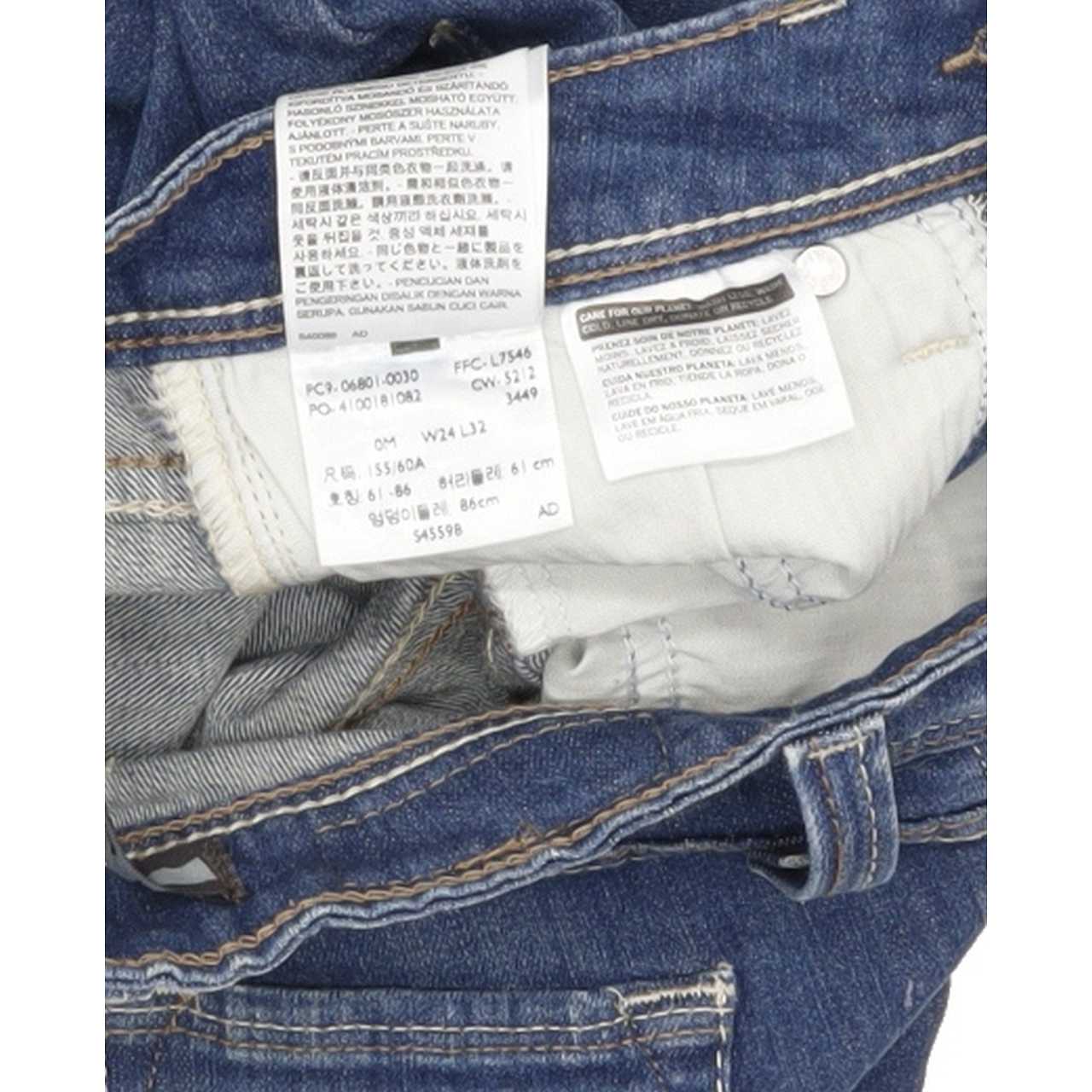 Levi's Bold Curve Women Blue Skinny Slim Stretch Jeans W24 L30