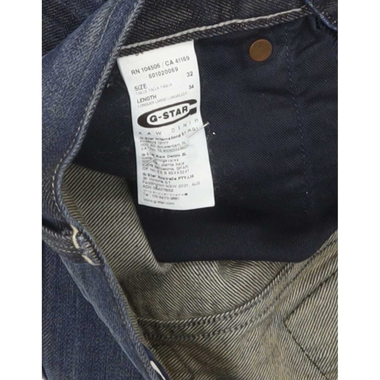 G-Star Victor Men Blue Straight Regular Jeans W32 L33