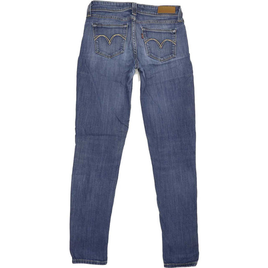 Levi's Demi Curve Women Blue Skinny Slim Stretch Jeans W26 L30