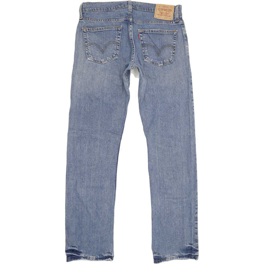 Levi's 514 Men Blue Straight Slim Stretch Jeans W33 L33