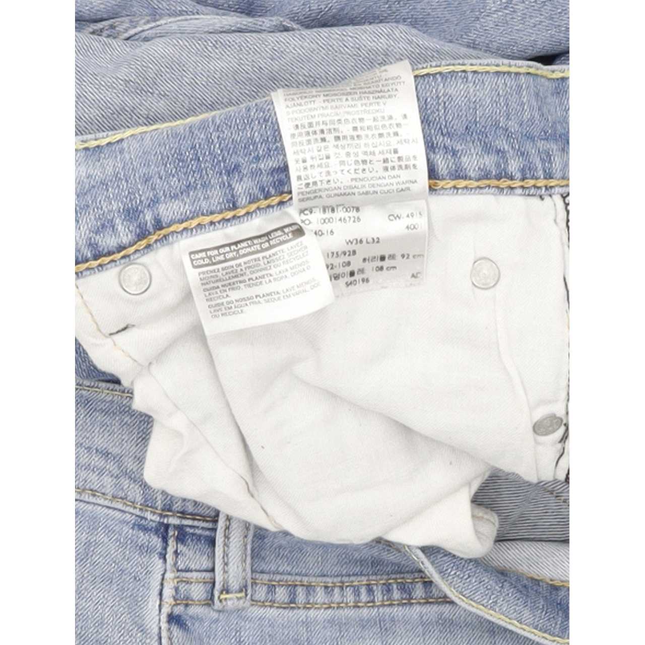 Levi's 541 Men Blue Straight Regular Stretch Jeans W37 L31