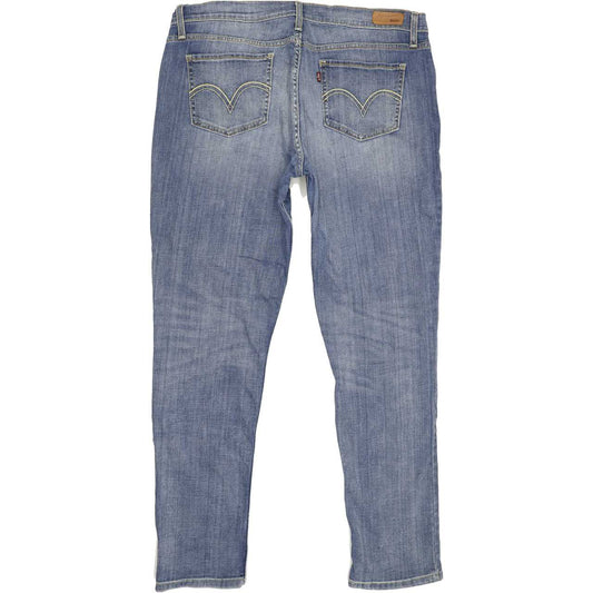 Levi's 524 Women Blue Straight Slim Stretch Jeans W33 L31