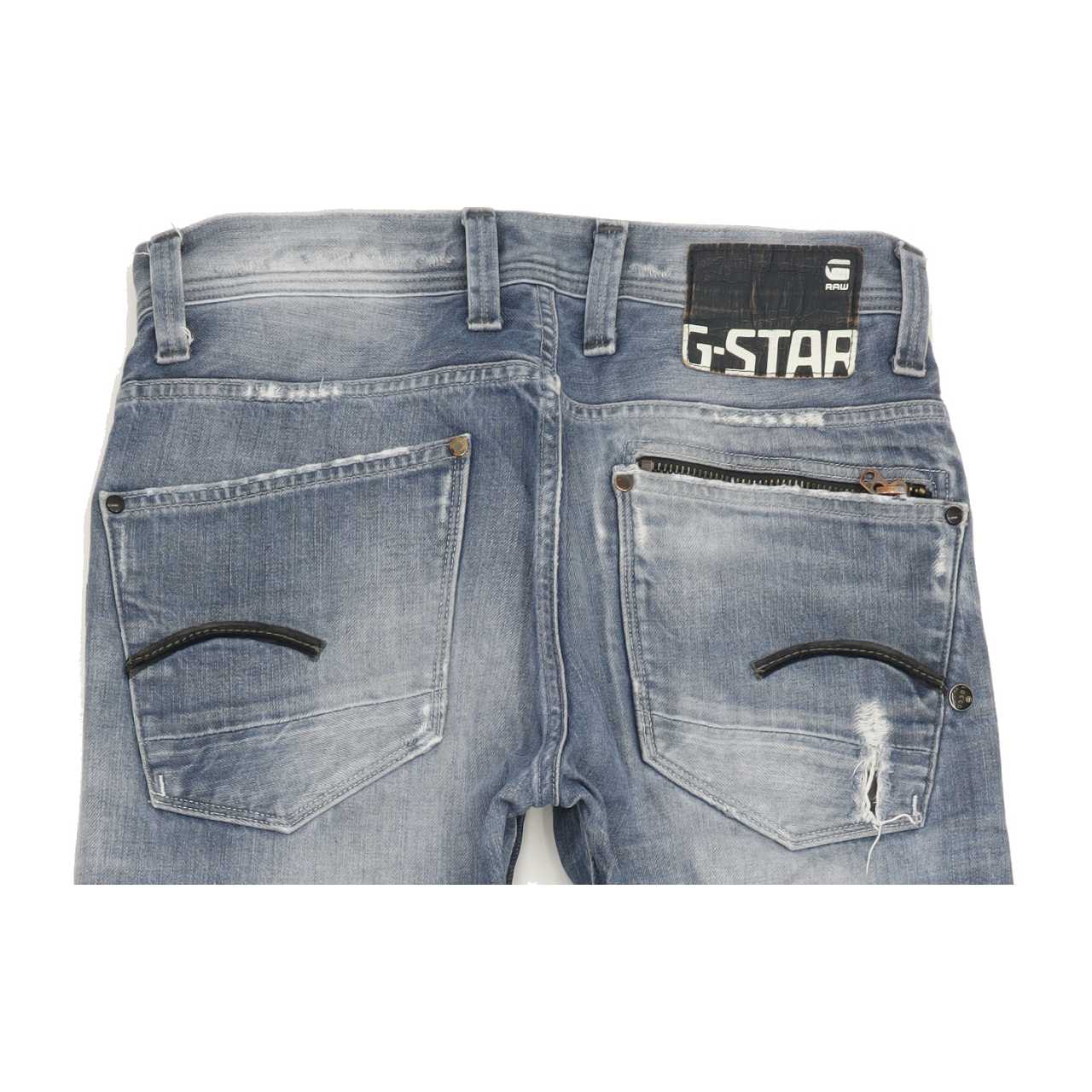 G-Star Men Blue Straight Regular Jeans W30 L33