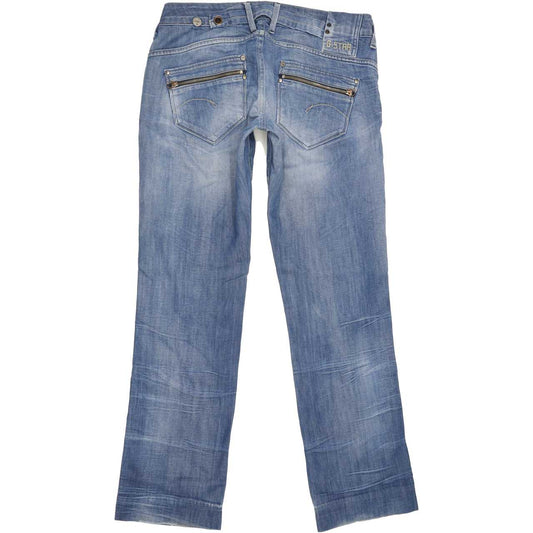 G-Star Corvet Women Blue Straight Slim Stretch Jeans W30 L31