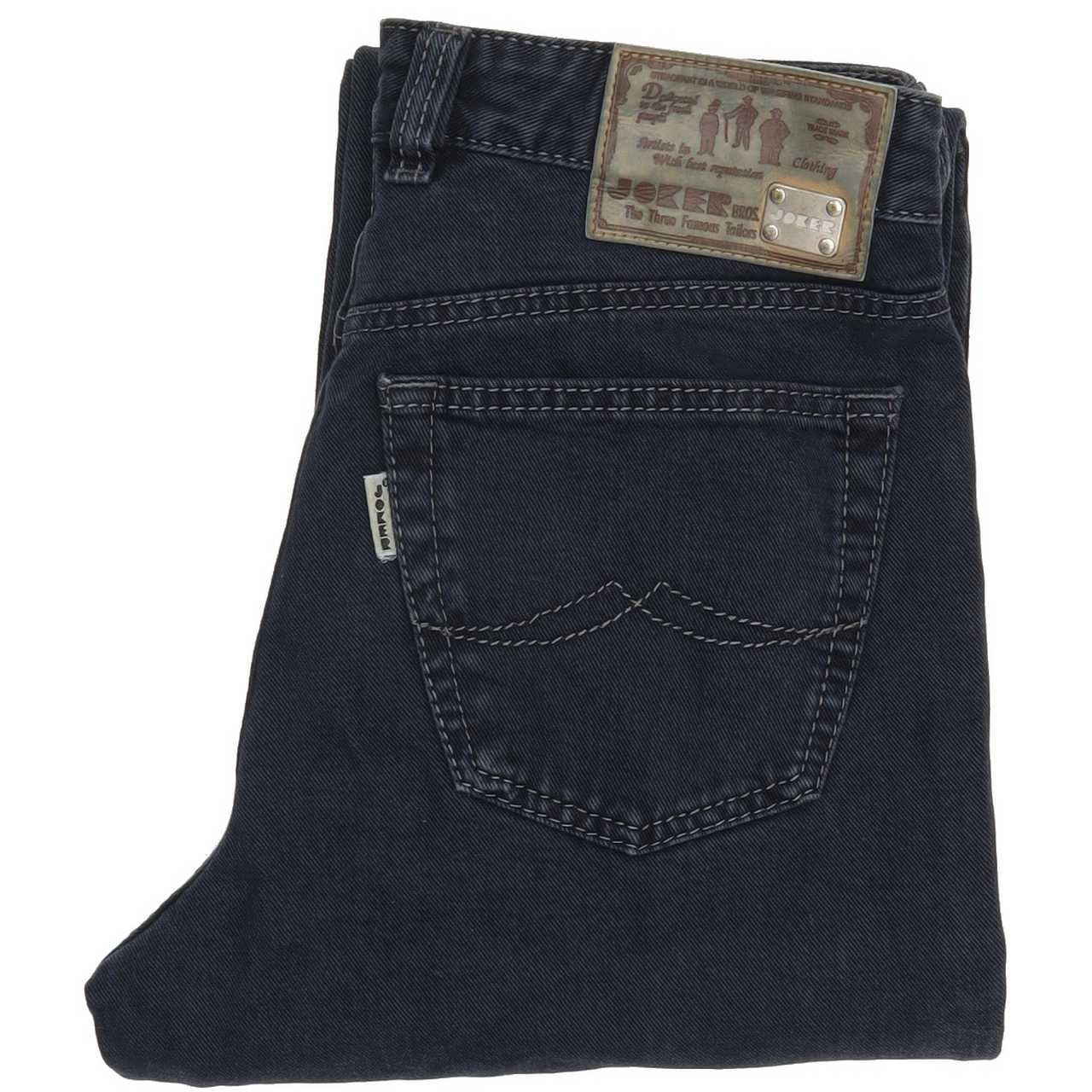 Joker Double Saddle Stitched Men Navy Straight Regular Jeans W31 L32