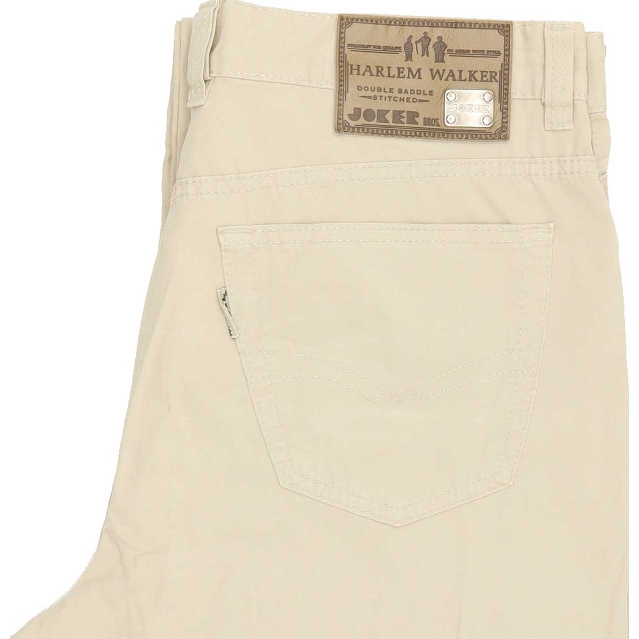 Joker Harlem Walker Men Beige Straight Regular Jeans W35 L32